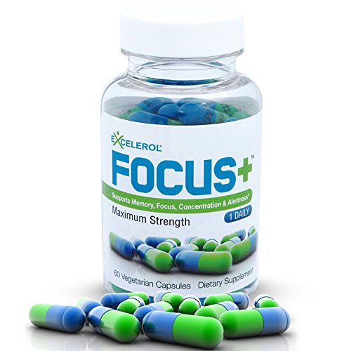  Excelerol Focus Plus Brain Supplement Capsules, 60 ...