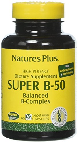 Natures Plus Super B50-90 Vegetarian Capsules ...