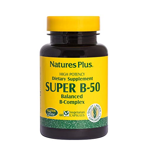  Natures Plus Super B50-60 Vegetarian Capsules ...