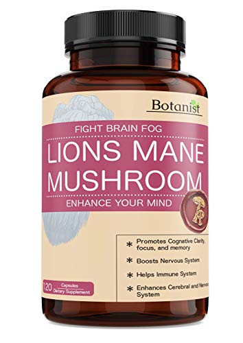  Lions Mane Mushroom Capsules – Premium ...