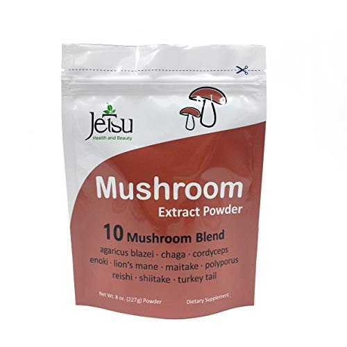  Mushroom Extract Powder – Powerful 10 Blend, ...
