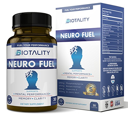  Neuro Fuel Brain Support Supplement. All Natural ...