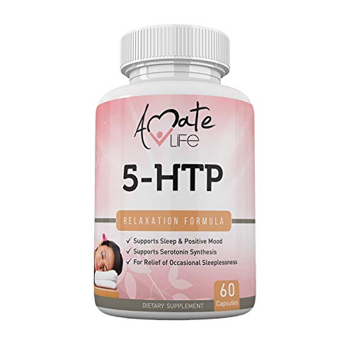  Amate Life 5 HTP 100 mg, Supports Anxiety Relief ...