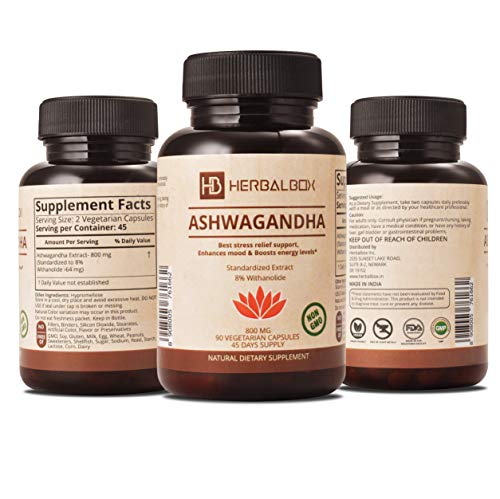  Herbalbox Ashwagandha Natural Herbal Supplement ...