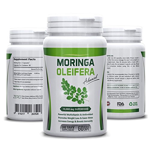  Advanced Pure Moringa Oleifera Capsules – 100% ...