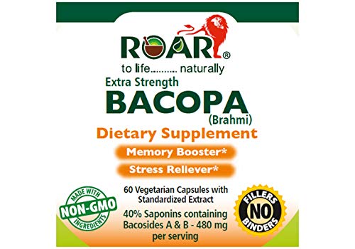  Bacopa (Certified Brahmi) 600 mg Vegetarian ...