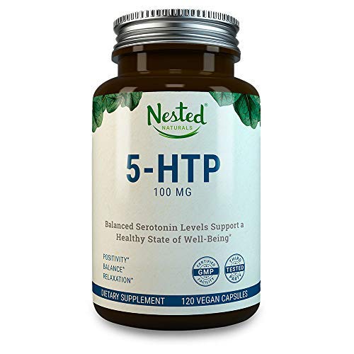  5-HTP 100 mg | 120 Vegan Capsules | Helps with ...