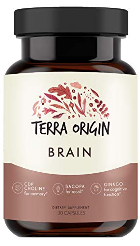  Healthy Brain Supplement with CDP Choline, Ginkgo ...