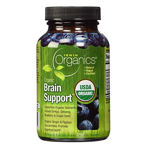 Irwin Naturals, Organic Brain Support, 60 Count