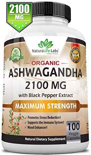  Organic Ashwagandha 1300mg – 100 Vegan ...