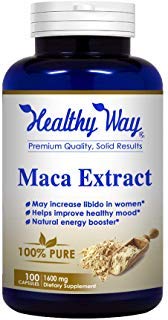  Healthy Way Pure Black Maca Extract 1600mg Per ...
