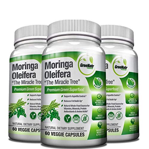  Pure Moringa Oleifera Leaf Extract Capsules * 100% ...