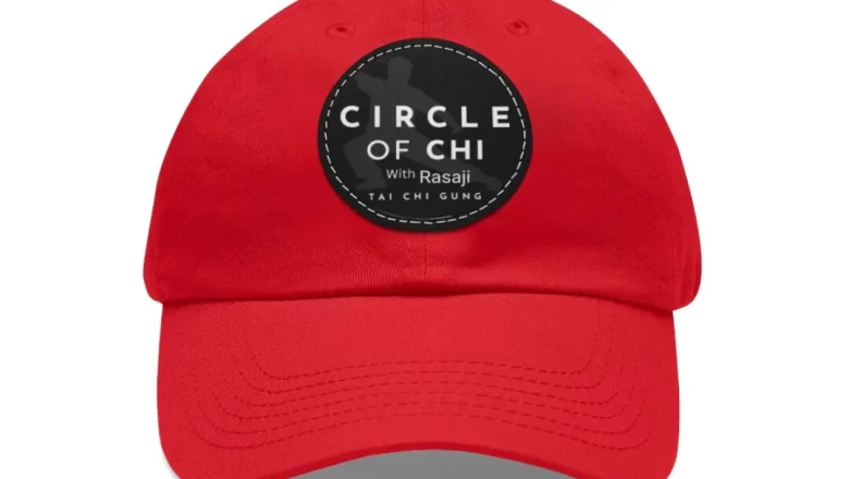 Circle of Chi Dad Hat with Leather Patch